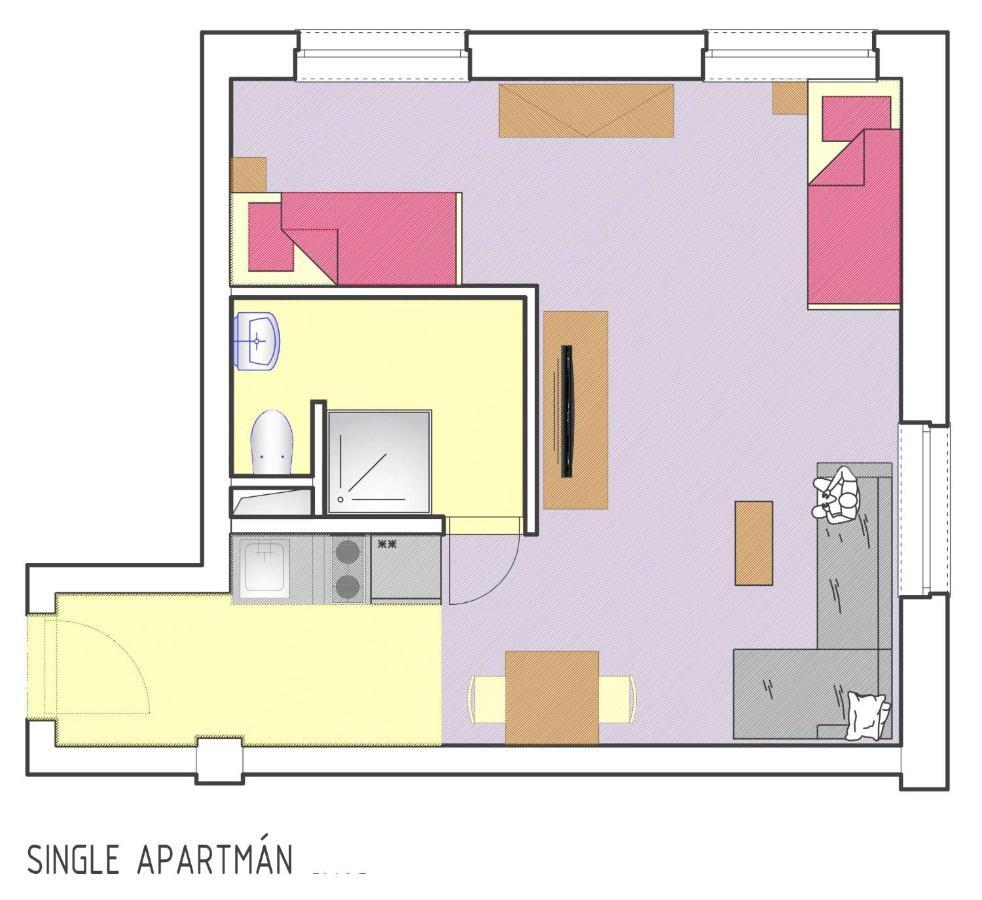 Rezort Gothal Apartmany A Penziony Donovaly Værelse billede